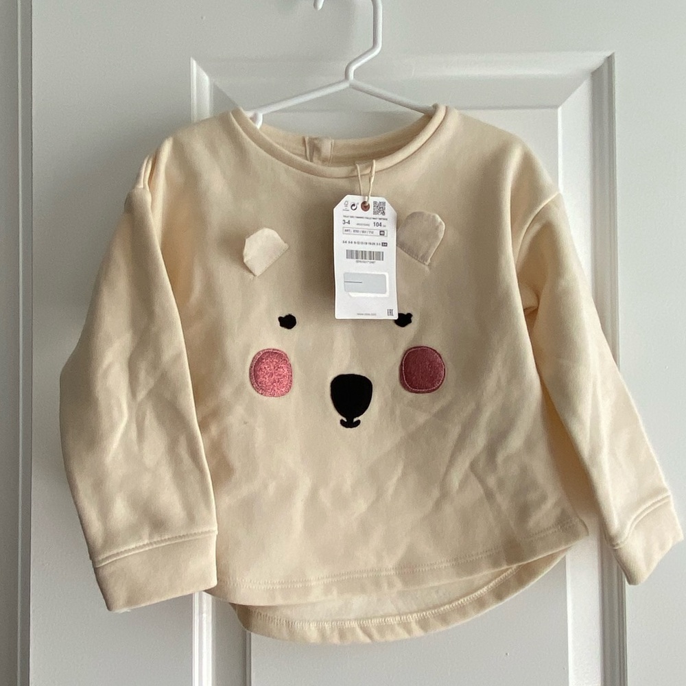 ZARA BABY brand new sweatshirt 3-4 years